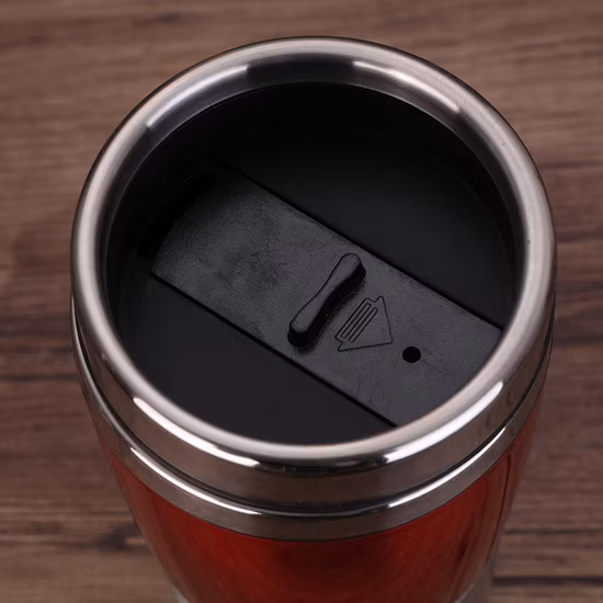 Tmgu04 Tasse de voyage en plastique et acier inoxydable à double paroi de 14 oz